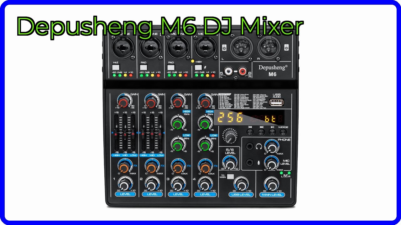 REVIEW (2026): Depusheng M6 DJ Mixer. ESSENTIAL details. - YouTube