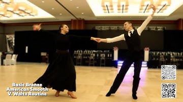 Basic Bronze American Smooth Viennese Waltz Routine by Egor Vasilev & Yulia Ivanova