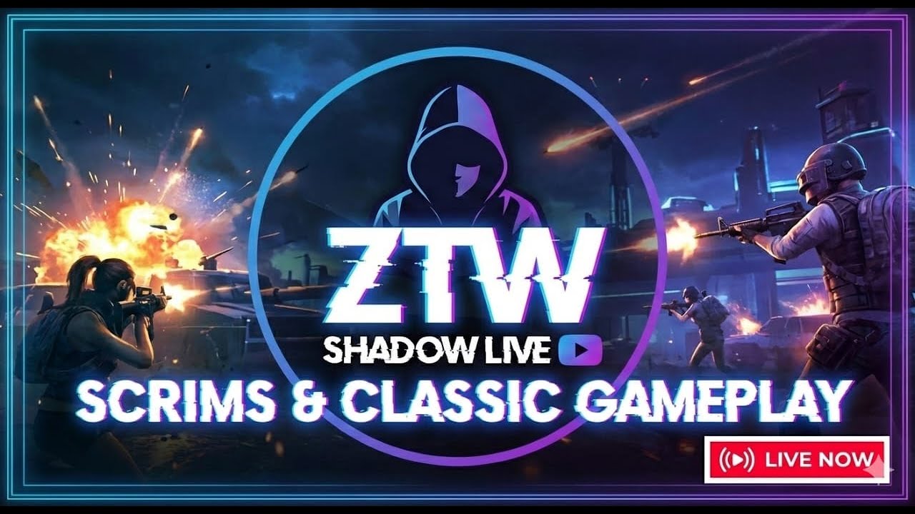 ZTW SHADOW LIVE || BGMI || CLASSIC GAMEPLAY