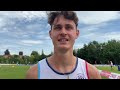 Milan Ščibráni po 400 m na MČR U23