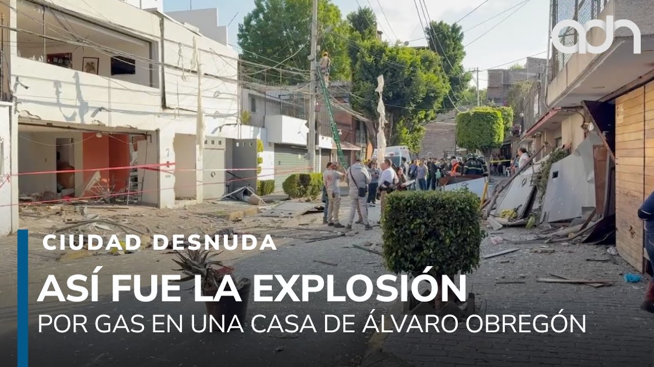 Captan momento exacto de la explosión por gas en vivienda de CDMX I Ciudad Desnuda