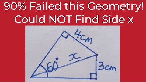 90% Failed to Solve this Geometry Problem || Learn the Trick Applied