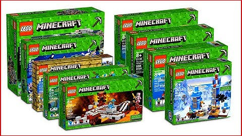 LEGO MINECRAFT COMPILATION All Sets of All Time Fast Speed Build for Collectors - UNBOXING