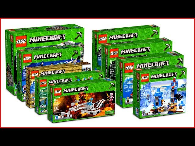 LEGO MINECRAFT COMPILATION All Sets of 