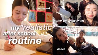 AFTER SCHOOL 'REALISTIC' ROUTINE  || activities, homework, haul and more