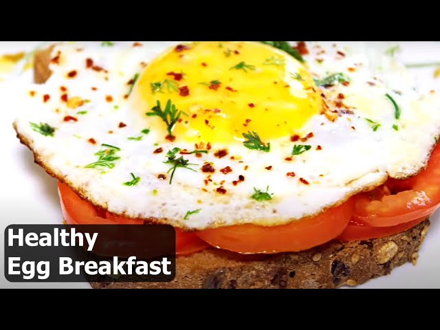 Half Fry Egg Sandwich | Healthy Egg Breakfast Recipe | Healthy Breakfast Ideas | Kanak