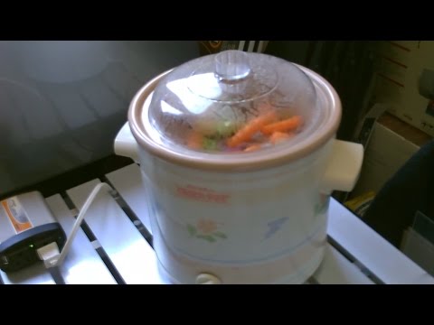 Solar Powered Crock-Pot! (using Solar Panel And Battery) - Easy DIY