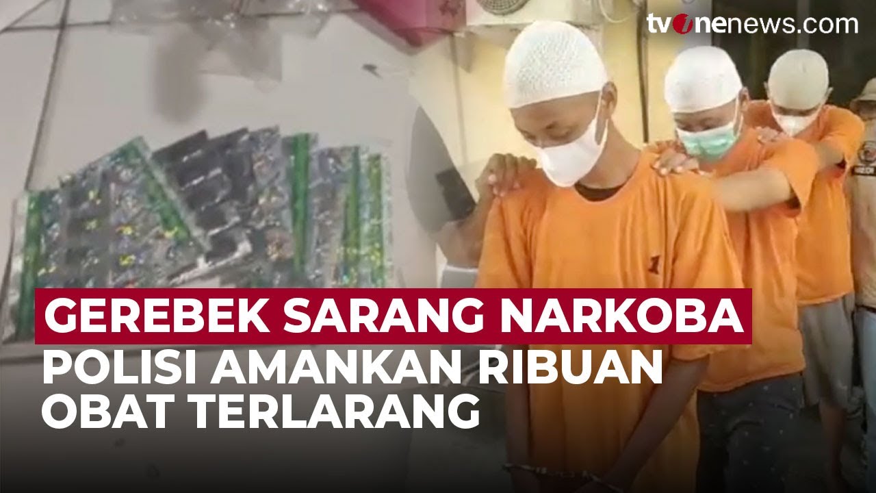 Polisi Gagalkan Ribuan Butir Obat Terlarang, Tiga Pelaku Diamankan | OneNews Update