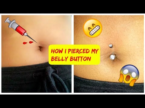 HOW I PIERCED MY BELLY BUTTON | Amber Renée