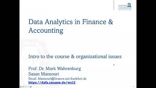 DAFA - Session#01 18 10 2021 Information