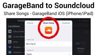 GarageBand to Soundcloud - Export/Share songs directly from GarageBand iOS (iPhone/iPad) screenshot 4