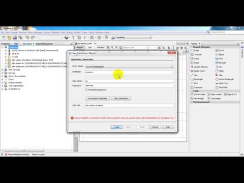 how to connect sql server with ireport netbeans