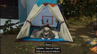 PRAGMATA: Give Diana a Tent Secret Hideout Gift