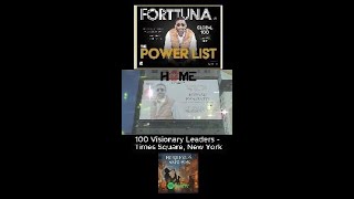 100 Leaders Visionnaires - Notre Éclat à Times Square, New York