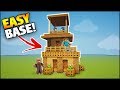 Minecraft: 1 Man/Player Survival Base/House - Easy Tutorial (Everything You Need!)