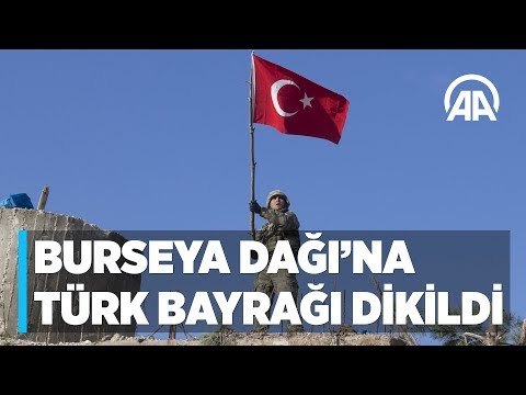 Burseya Dağı'na Türk Bayrağı Dikildi