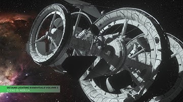 Octane Lighting Essentials Volume 2: Scene 05 Space Nebula