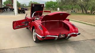 1959 Chevrolet Corvette 283ci V8 270hp close ratio Borg-Warner 4-Speed 59-6496C