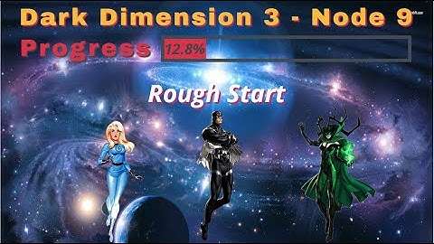 Dark Dimensions 3 - Cosmic Node 9 Day 1 - Rank #79 - Marvel Strike Force MSF
