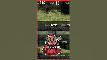 The Most Overpowered Weapon in Skyrim That You Can’t Get! #gaming #elderscrolls #rpg