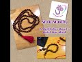 How to make a knotted Japa 108 beads Mala with tassel （argarwood mala) 印尼沈香佛珠