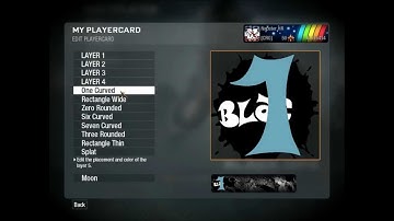 COD Black Ops - Graffiti Black Emblem Tutorial