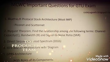 IMP QUESTION MCWC(Mobile Computing and Wireless Communication)