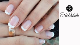 Gel nails correction - french manicure - Nail Art - Коррекция гелевых ногтей, Френч(IraVakula will show you the tutorial how to do your own Unusual french manicure and Gel nails correction. After watching this video you can try to create this ..., 2016-05-31T17:07:04.000Z)