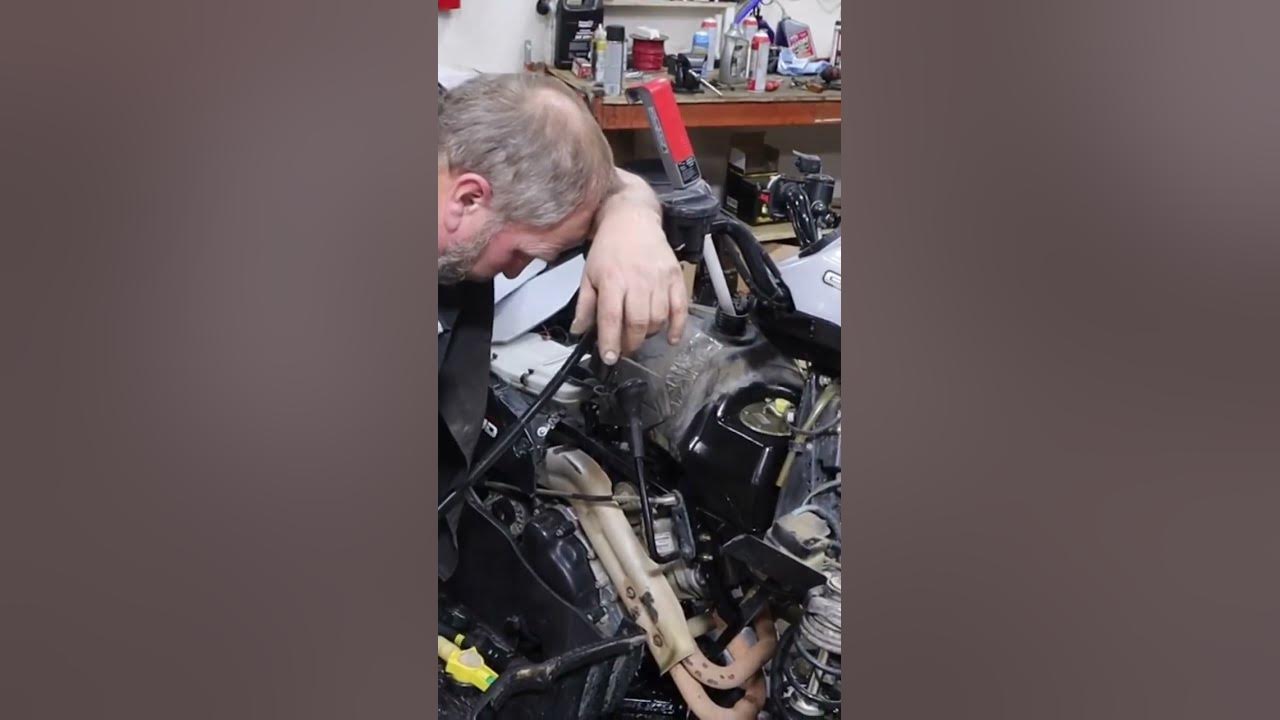 Pulling the fuel pump on a Polaris Sportsman - YouTube