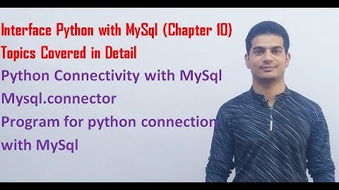 Interface Python with MySql | Class 12 Computer Science with Python (Video 56)