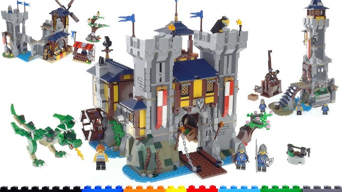 LEGO Creator 3 in 1 Medieval Castle ALL THREE BUILDS (31120