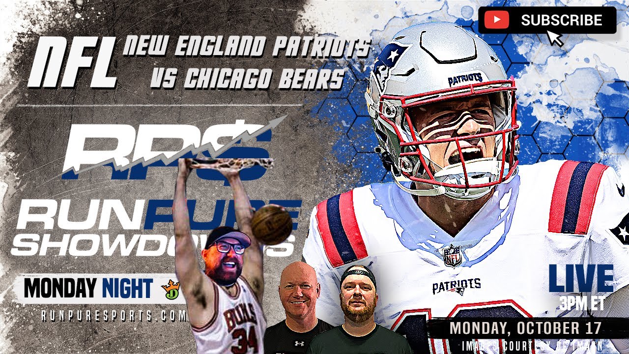 MONDAY NIGHT DRAFTKINGS SHOWDOWN PICKS | 2022 NFL WEEK 7 DFS | NEW ENGLAND PATRIOTS VS CHICAGO BEARS