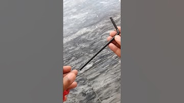 How to put the key in a keyring by using a straw #DIY