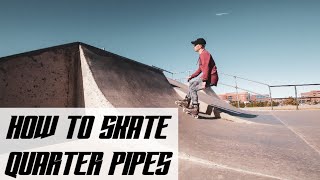 How to Ride Quarter Pipes with Rollerblades Part 1