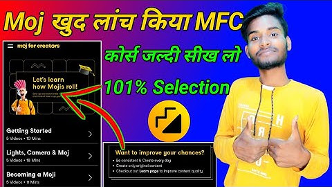 moj for creators course | 101% mfc selection | better luck next time moj | submitted that was easy ?