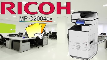 Remote Scanner configuration for Scan to network folder - Ricoh MP C2004ex