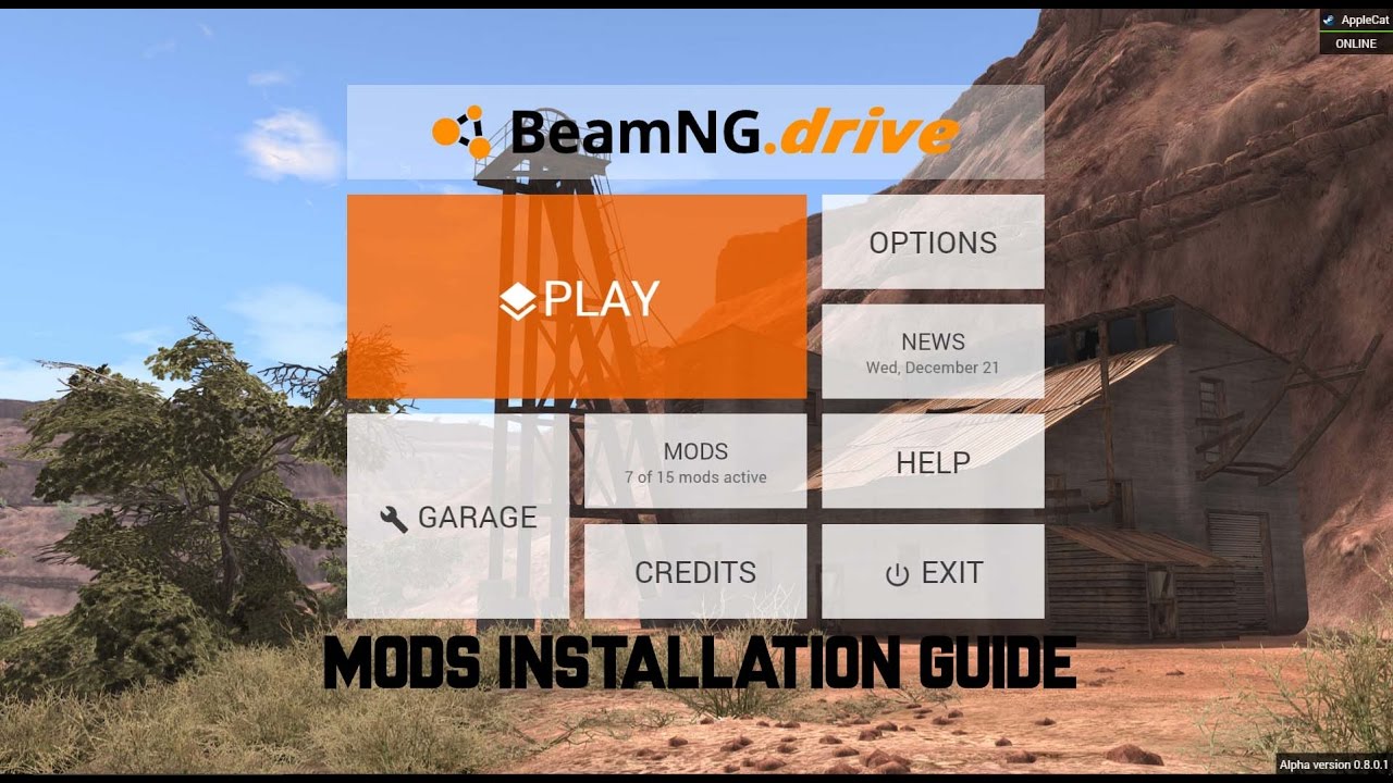 how to download mods to beamng drive
