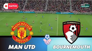 Manchester United vs AFC Bournemouth | Premier League 2026 Simulation | eFootball PES 21 Gameplay