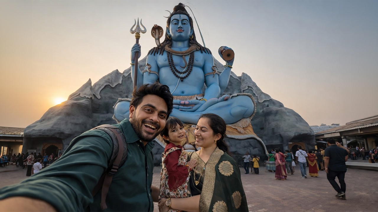 Dhanvi ke Saath Sabse Badi Shiv Ji Ki Murti Dekhne Gaye🔱😱