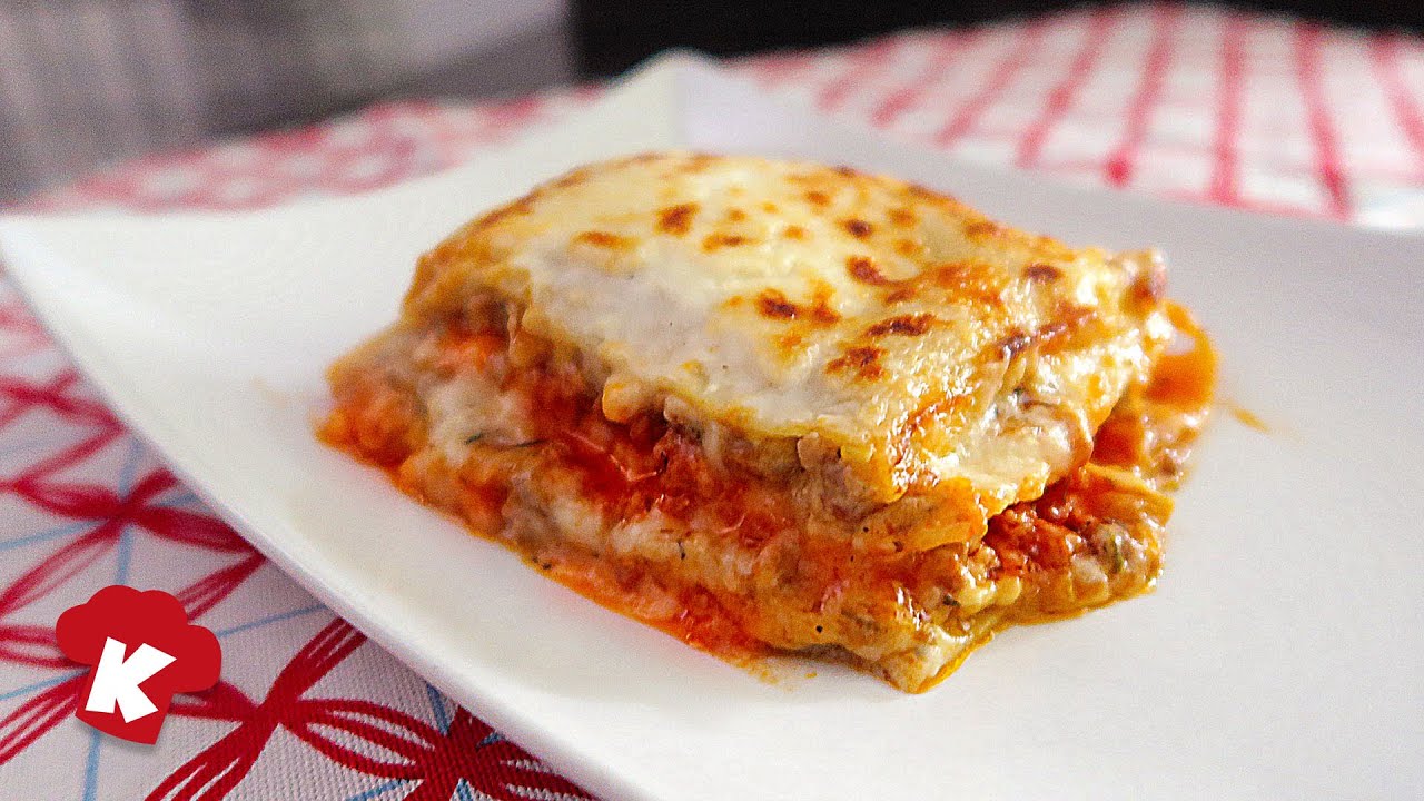 Lasaña de Carne con Bechamel a la Boloñesa una Receta Fácil de hacer
