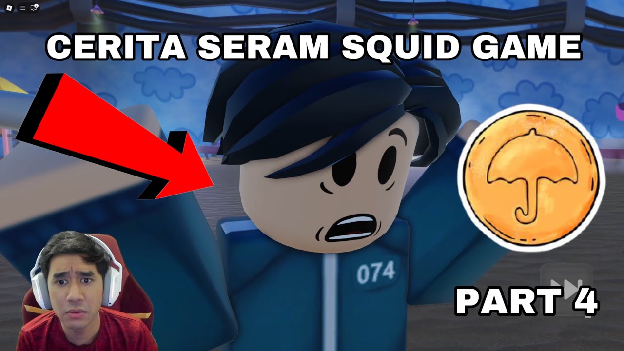 CERITA SERAM SQUID GAME 😈 BISKUT GERGASI WOI 😭 PART 4 😂