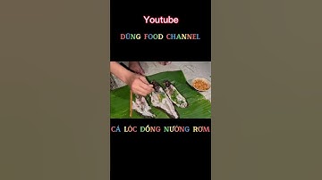 CÁ LÓC ĐỒNG NƯỚNG RƠM|| DŨNG FOOD SHORT #shorts