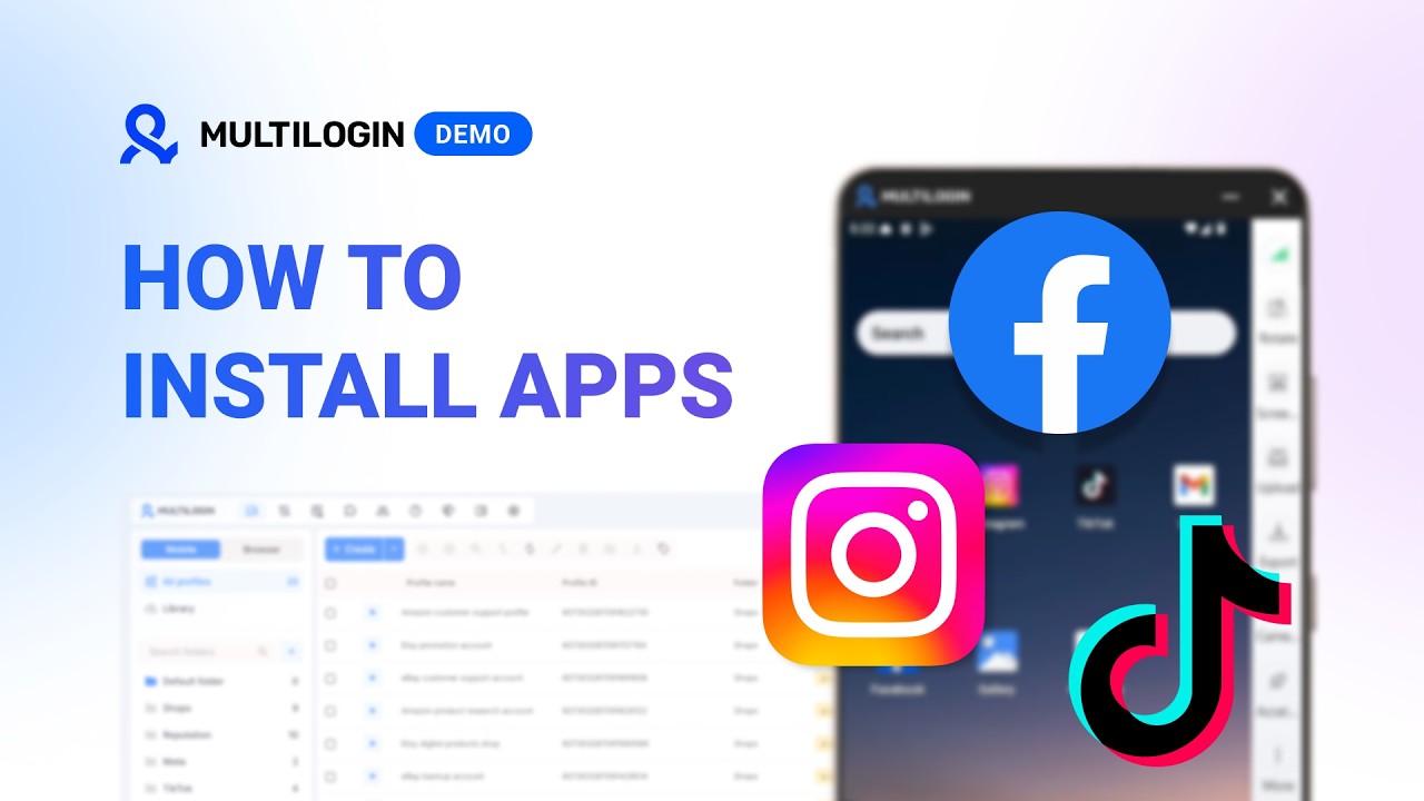 How to install apps on cloud phones in Multilogin
