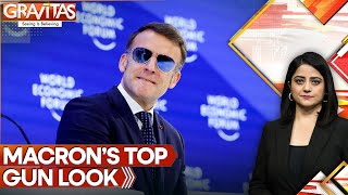 Macron’s ‘Top Gun’ Look At Davos Sparks Surge In Demand For His Sunglasses Gravitas
