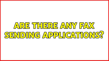 Ubuntu: Are there any fax sending applications?