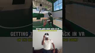 Getting dunked on while playing on the bucks practice court in vr! #gcnbabundle #gymclassvr