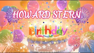 HOWARD STERN HAPPY BIRTHDAY SONG - Name Birthday Tunes