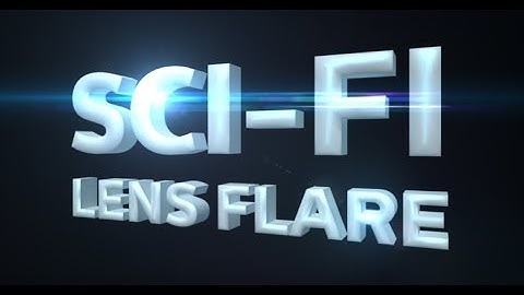 Unity SciFi Lens Flare