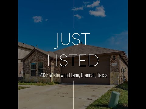 2325 Wisterwood Lane, Crandall, TX home video tour