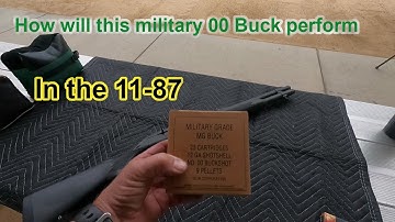 Cover Image for Military buckshot vs Federal buckshot through the Remington 11-87
